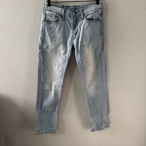 Men's Levi's 511 slim blue light wash denim jeans 30x30